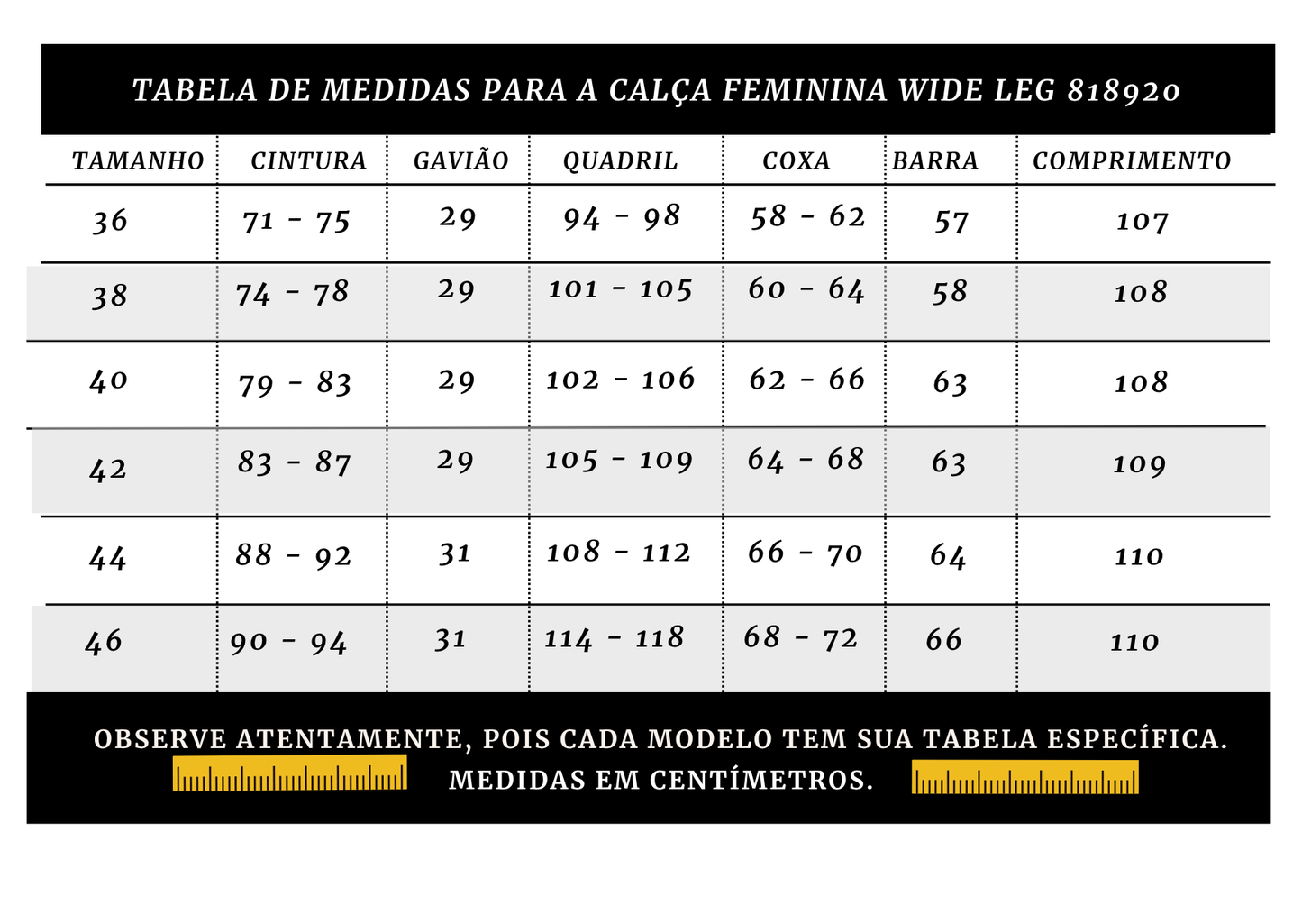 CALÇA FEMININA WIDE LEG 618920