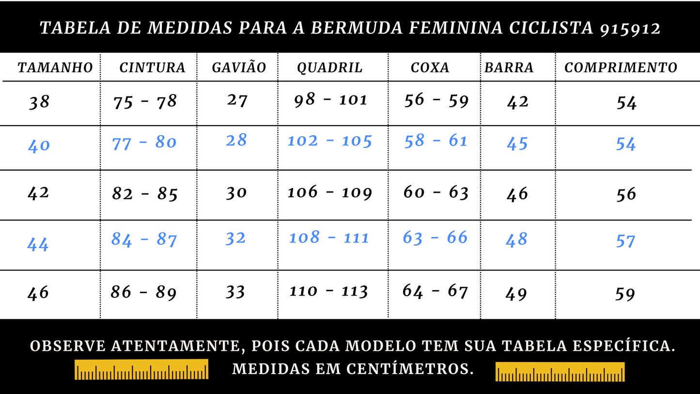 BERMUDA CICLISTA 915912