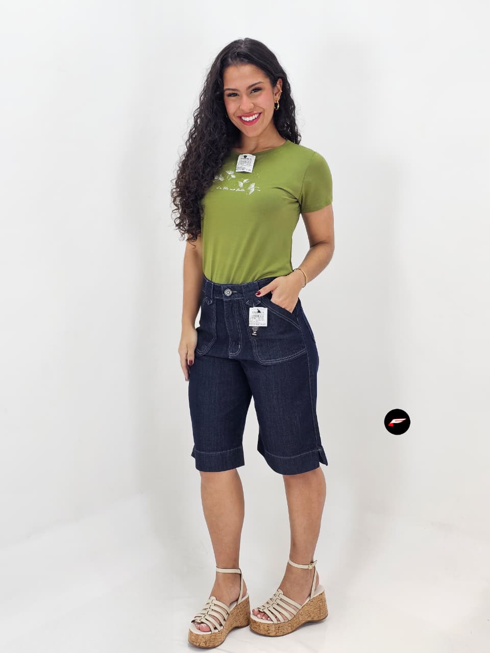 BERMUDA FEMININA JORTS 917903