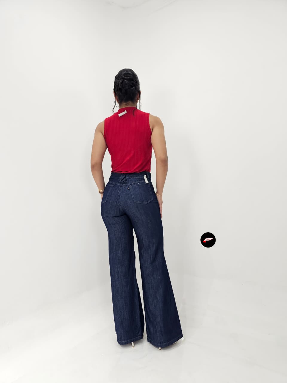 CALÇA FEMININA WIDE LEG 821915