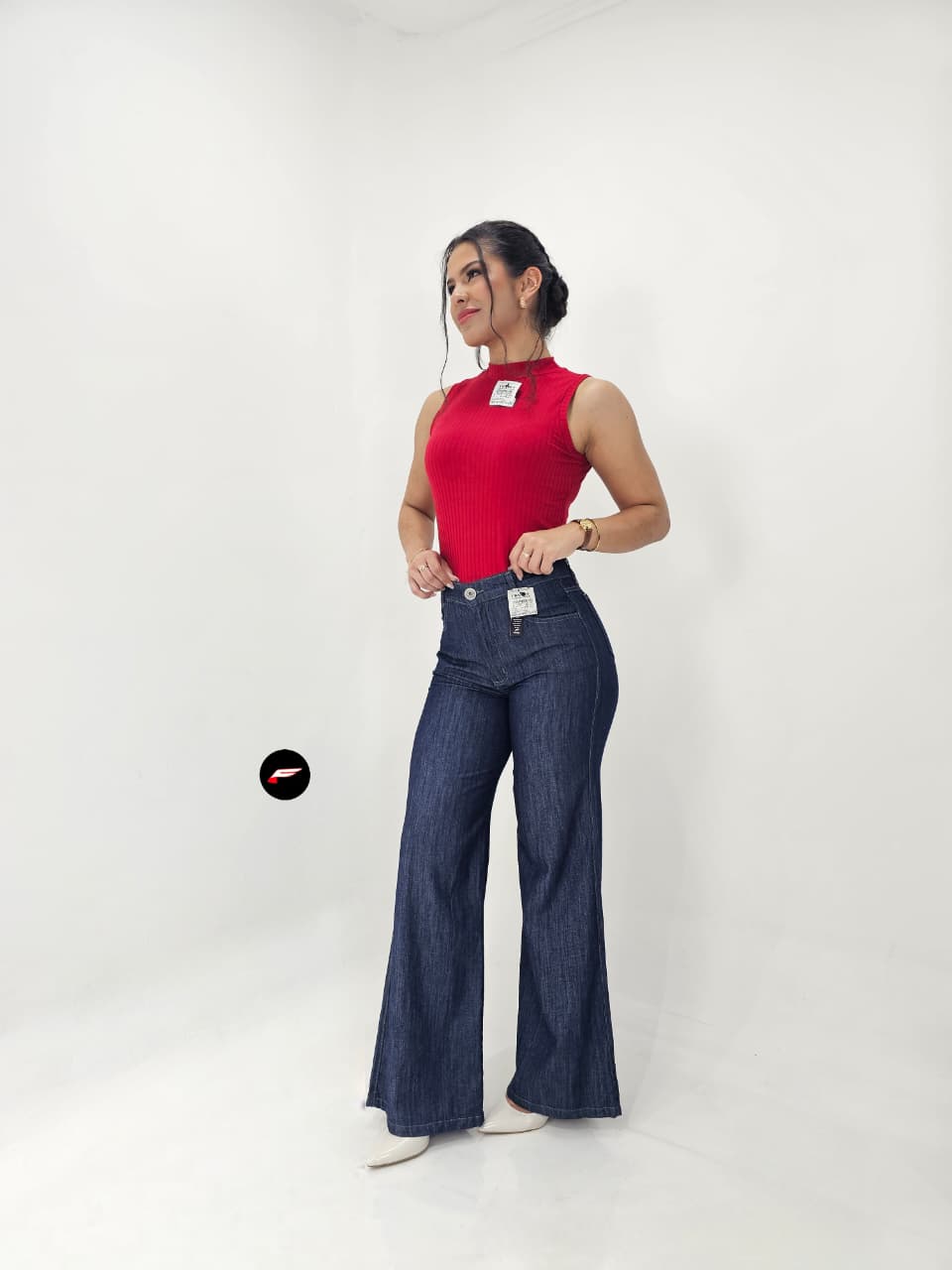 CALÇA FEMININA WIDE LEG 821915