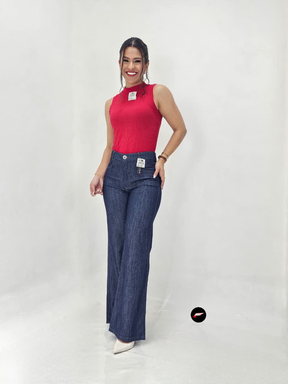 CALÇA FEMININA WIDE LEG 821915
