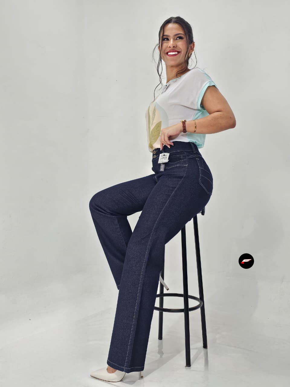 CALÇA FEMININA RETA 821913